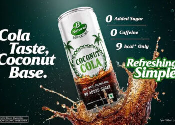 ITC enter B Natural Coconut Cola with coconut water and zero caffeine