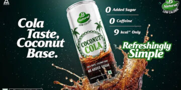ITC enter B Natural Coconut Cola with coconut water and zero caffeine